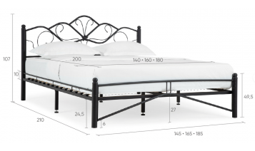 Кровать металлическая Wellrus 311-16